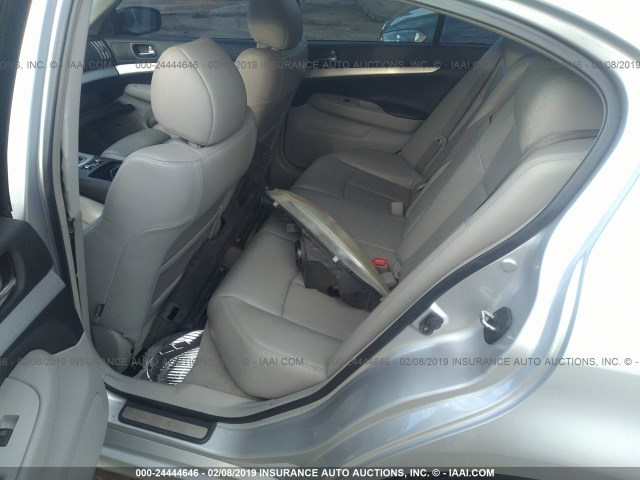 JNKCV61F89M350341 - 2009 INFINITI G37 SILVER photo 8