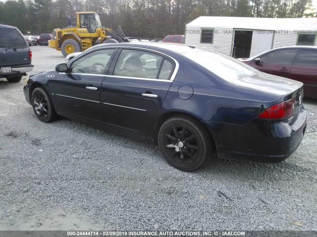 1G4HD57216U139398 - 2006 BUICK LUCERNE CXL BLUE photo 3