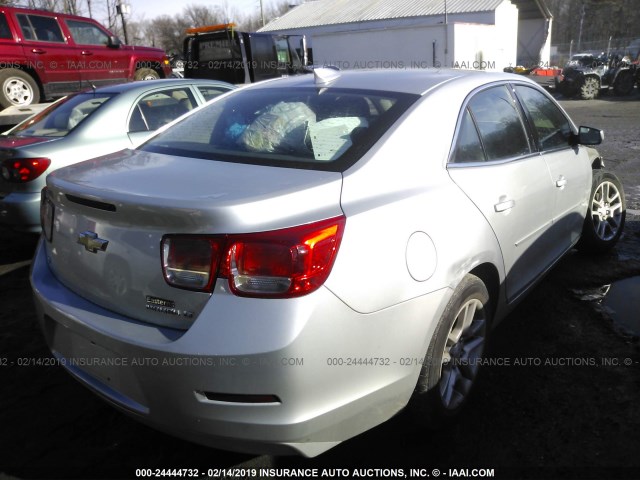 1G11C5SL3FF354920 - 2015 CHEVROLET MALIBU 1LT ვერცხლისფერი ფოტო 4