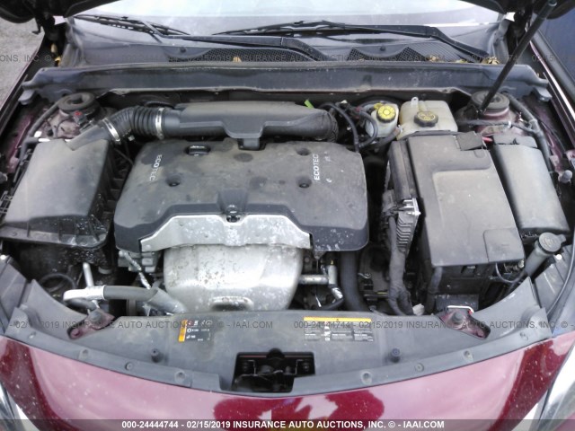 1G11C5SL7EF284854 - 2014 CHEVROLET MALIBU 1LT RED photo 10
