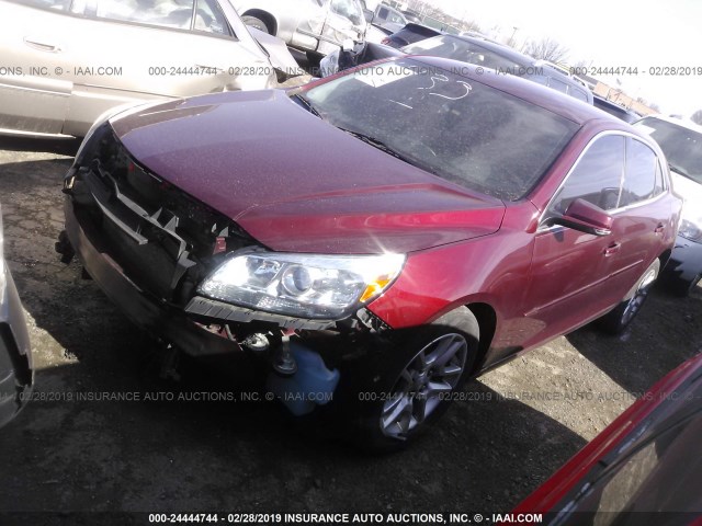 1G11C5SL7EF284854 - 2014 CHEVROLET MALIBU 1LT RED photo 2
