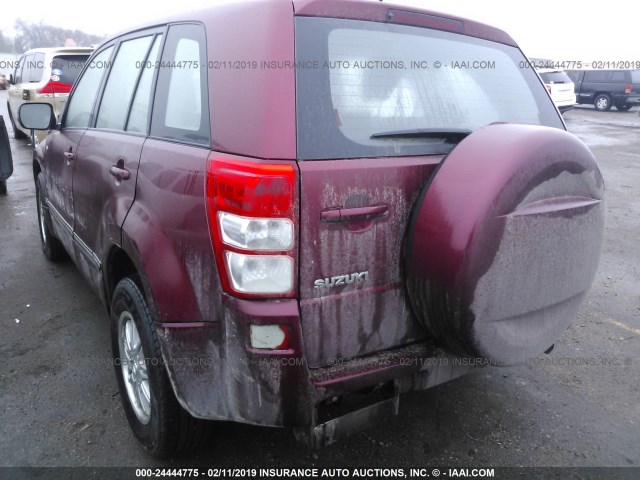 JS3TD941664102611 - 2006 SUZUKI GRAND VITARA  MAROON photo 3