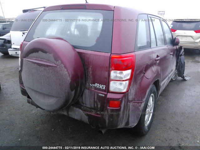 JS3TD941664102611 - 2006 SUZUKI GRAND VITARA  MAROON photo 4