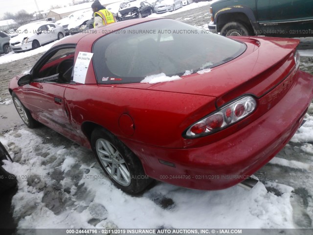 2G1FP22K7T2134290 - 1996 CHEVROLET CAMARO RS RED photo 3