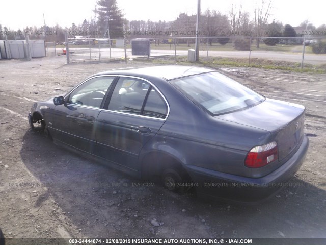 WBADT43411GX23666 - 2001 BMW 525 I AUTOMATIC GRAY photo 3
