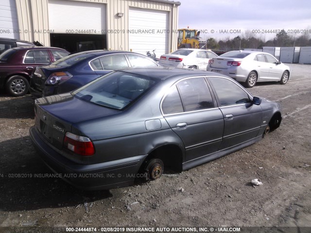 WBADT43411GX23666 - 2001 BMW 525 I AUTOMATIC GRAY photo 4