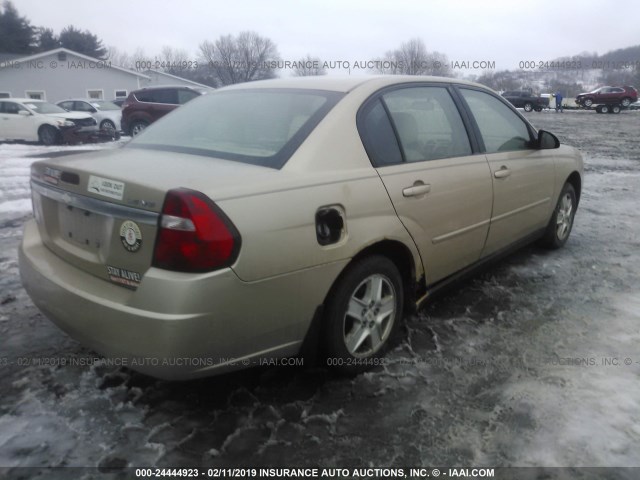 1G1ZT52845F127698 - 2005 CHEVROLET MALIBU LS Алтын фото 4