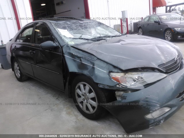 4T1BF30K84U063223 - 2004 TOYOTA CAMRY LE/XLE/SE GREEN photo 1