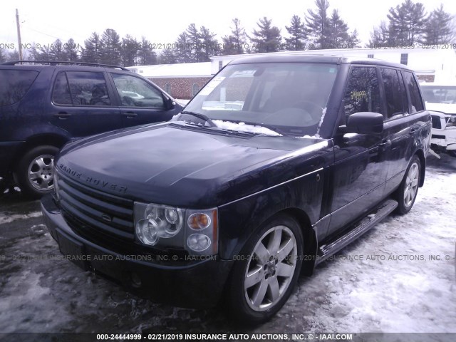 SALMH11415A187695 - 2005 LAND ROVER RANGE ROVER WESTMINSTER BLACK photo 2