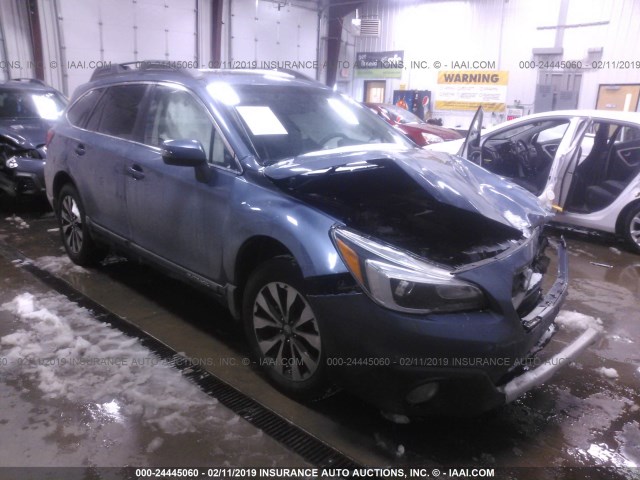 4S4BSENC1G3335792 - 2016 SUBARU OUTBACK 3.6R LIMITED BLUE photo 1