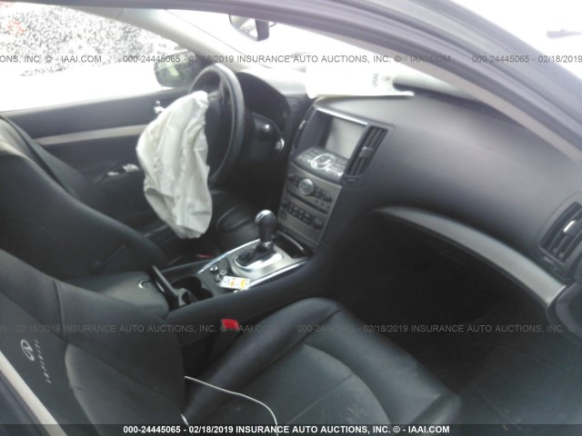 JN1DV6AR2CM862607 - 2012 INFINITI G25 GRAY photo 5