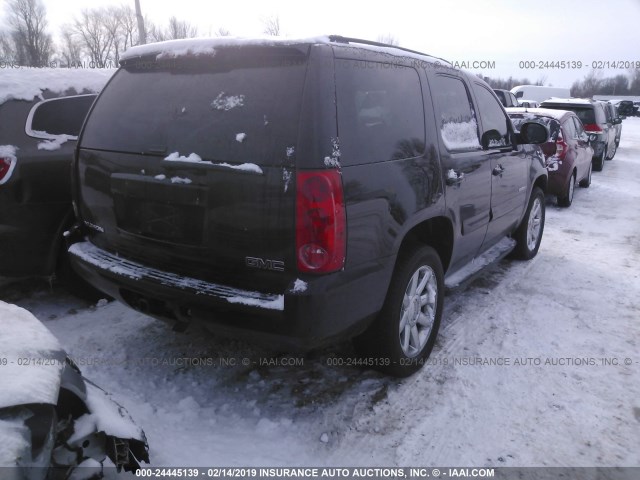 1GKFK13027R339875 - 2007 GMC YUKON BLACK photo 4