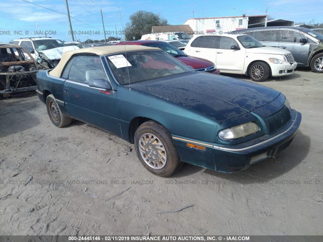 1C3XU4530PF654232 - 1993 CHRYSLER LEBARON GREEN photo 1