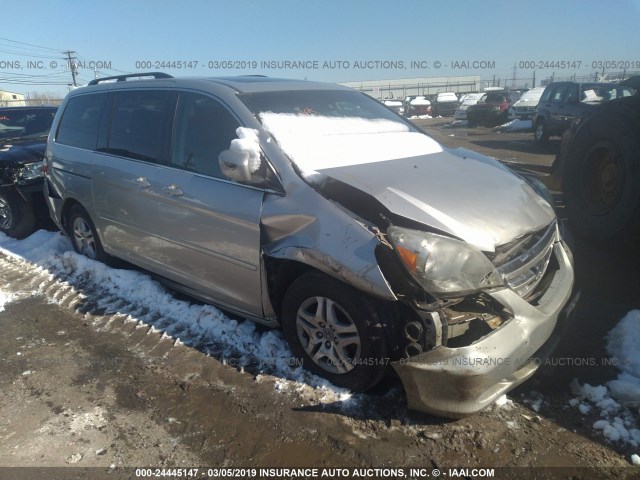 5FNRL38797B084039 - 2007 HONDA ODYSSEY EXL SILVER photo 1