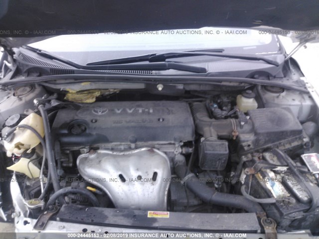 JTKDE177870207198 - 2007 TOYOTA SCION TC ვერცხლისფერი ფოტო 10