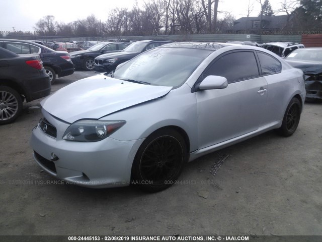 JTKDE177870207198 - 2007 TOYOTA SCION TC ვერცხლისფერი ფოტო 2