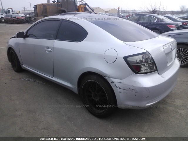 JTKDE177870207198 - 2007 TOYOTA SCION TC ვერცხლისფერი ფოტო 3