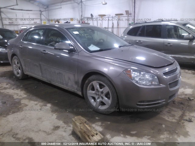 1G1ZC5EBXA4131106 - 2010 CHEVROLET MALIBU 1LT GRAY photo 1