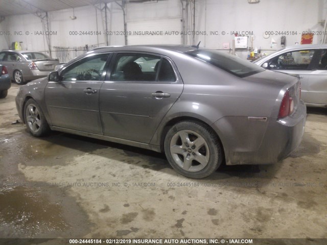 1G1ZC5EBXA4131106 - 2010 CHEVROLET MALIBU 1LT GRAY photo 3