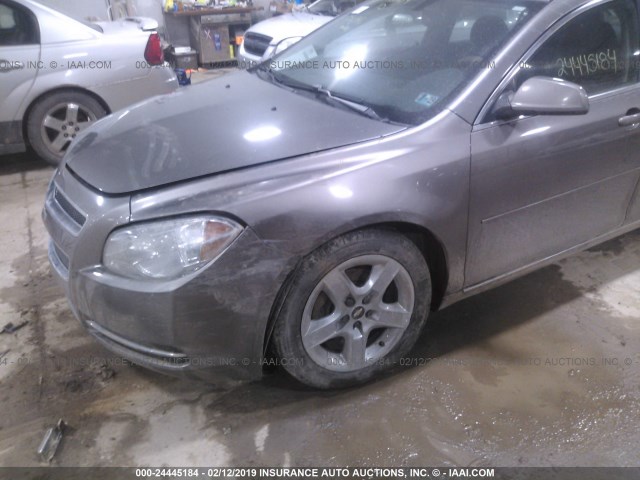 1G1ZC5EBXA4131106 - 2010 CHEVROLET MALIBU 1LT GRAY photo 6