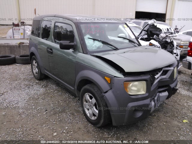 5J6YH18573L013617 - 2003 HONDA ELEMENT EX GREEN photo 1