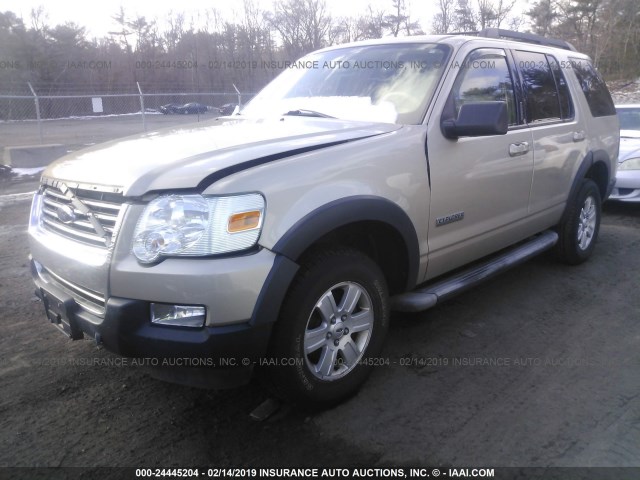 1FMEU73EX7UB10112 - 2007 FORD EXPLORER XLT TAN photo 2