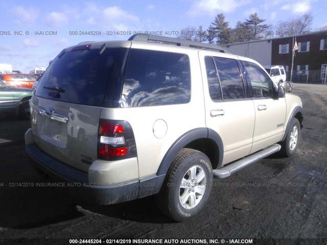 1FMEU73EX7UB10112 - 2007 FORD EXPLORER XLT TAN photo 4