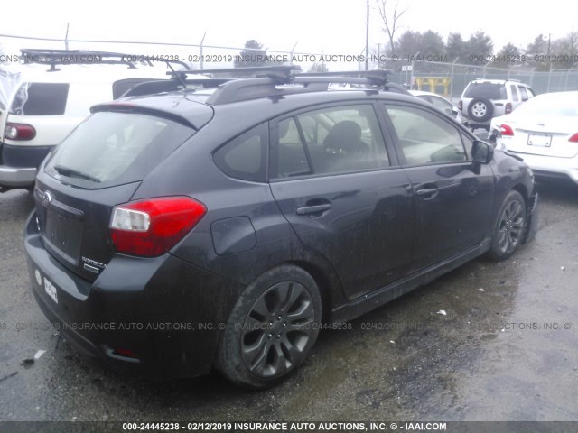 JF1GPAL60E8322491 - 2014 SUBARU IMPREZA SPORT PREMIUM GRAY photo 4