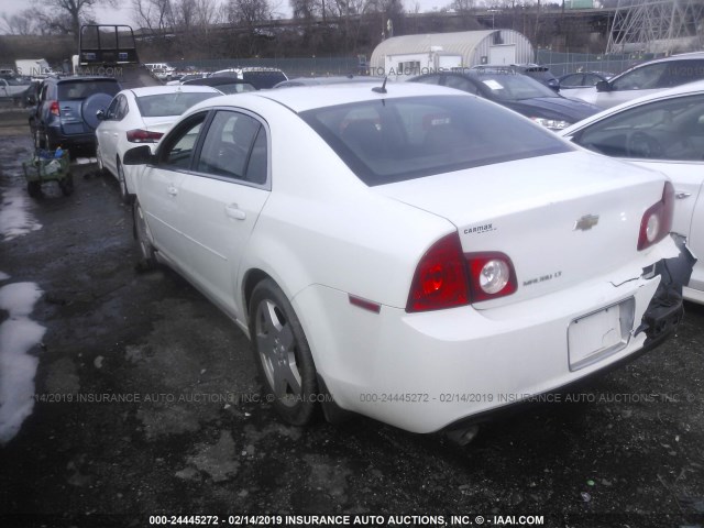 1G1ZD5E79A4126729 - 2010 CHEVROLET MALIBU 2LT WHITE photo 3