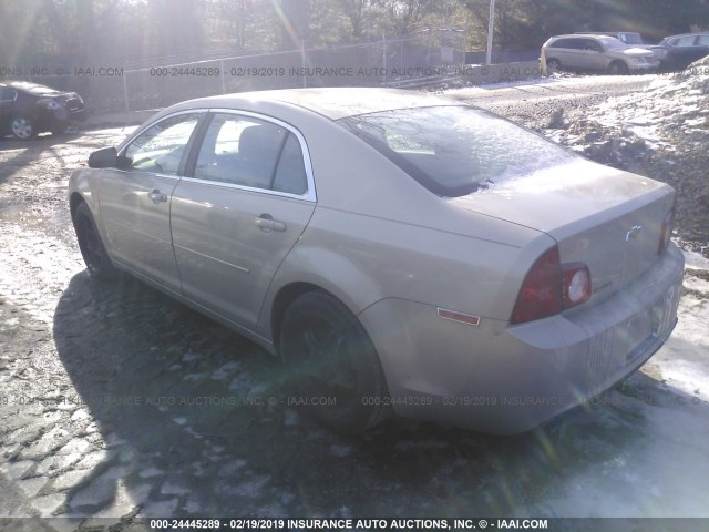 1G1ZG57B394157737 - 2009 CHEVROLET MALIBU LS Qızıl foto 3