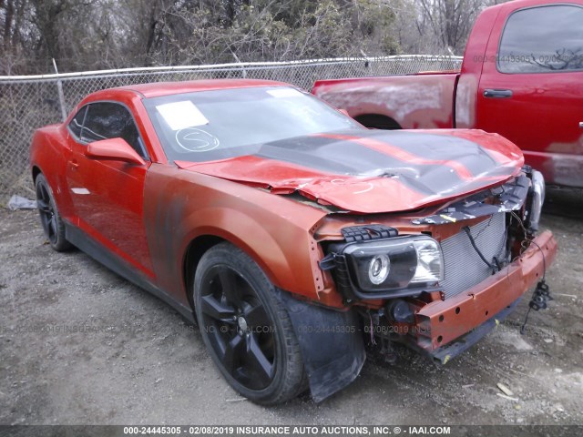 2G1FK1EJ3A9000635 - 2010 CHEVROLET CAMARO SS ORANGE photo 1