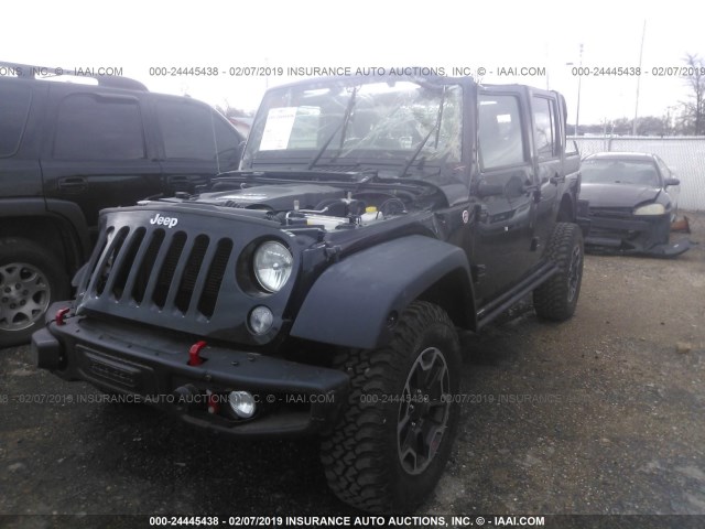 1C4BJWFG8FL740027 - 2015 JEEP WRANGLER UNLIMITE RUBICON BLACK photo 2