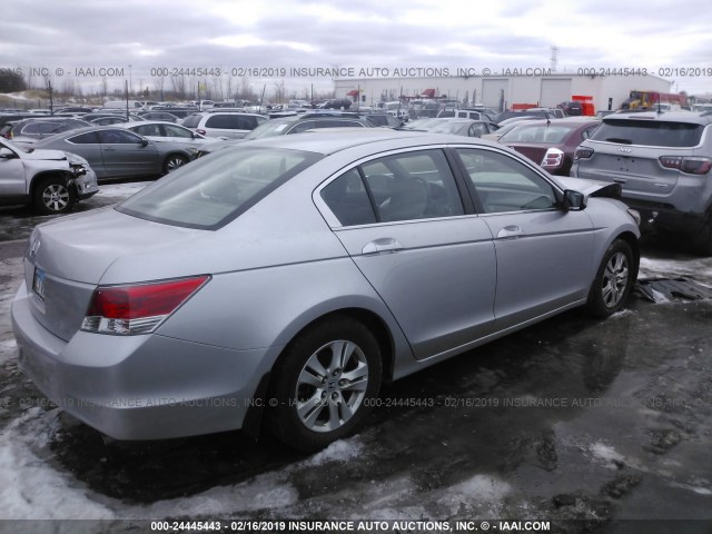 1HGCP2F41AA168807 - 2010 HONDA ACCORD LXP SILVER photo 4