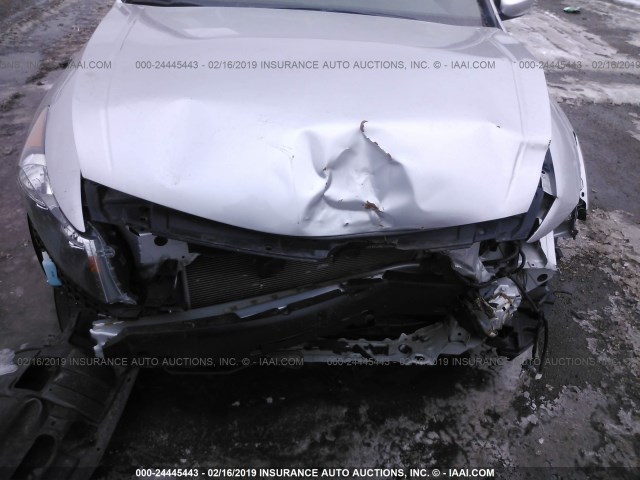 1HGCP2F41AA168807 - 2010 HONDA ACCORD LXP SILVER photo 6