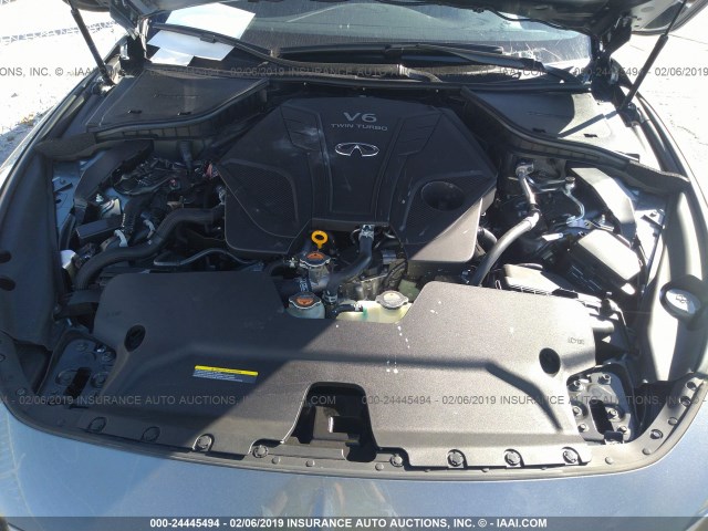 JN1EV7EKXKM230198 - 2019 INFINITI Q60 LUXE 300/SPORT 300 GRAY photo 10