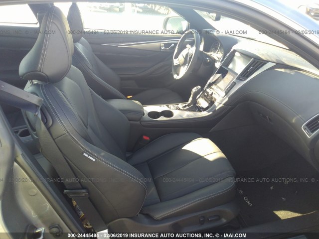 JN1EV7EKXKM230198 - 2019 INFINITI Q60 LUXE 300/SPORT 300 GRAY photo 5