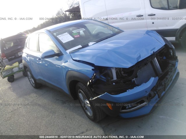 KM8K12AA8KU226030 - 2019 HYUNDAI KONA BLUE photo 1