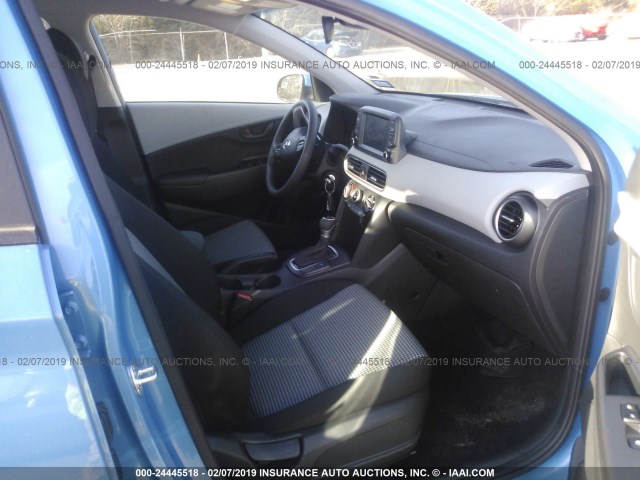 KM8K12AA8KU226030 - 2019 HYUNDAI KONA BLUE photo 5