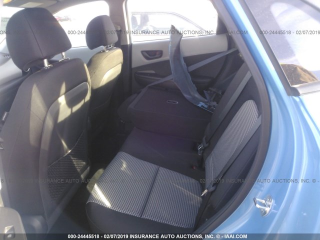 KM8K12AA8KU226030 - 2019 HYUNDAI KONA BLUE photo 8