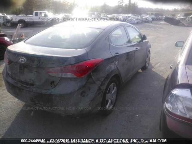 5NPDH4AE0DH375438 - 2013 HYUNDAI ELANTRA GLS/LIMITED BLACK photo 4