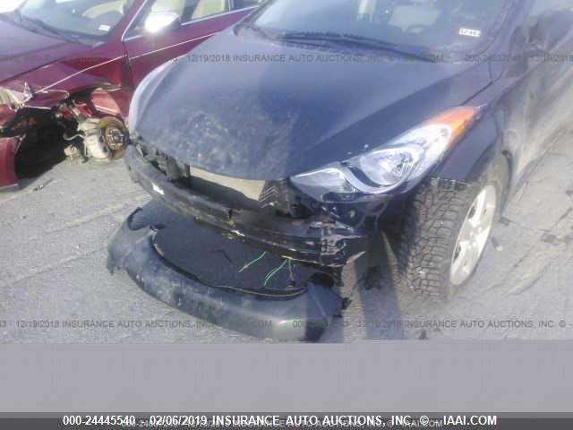 5NPDH4AE0DH375438 - 2013 HYUNDAI ELANTRA GLS/LIMITED BLACK photo 6