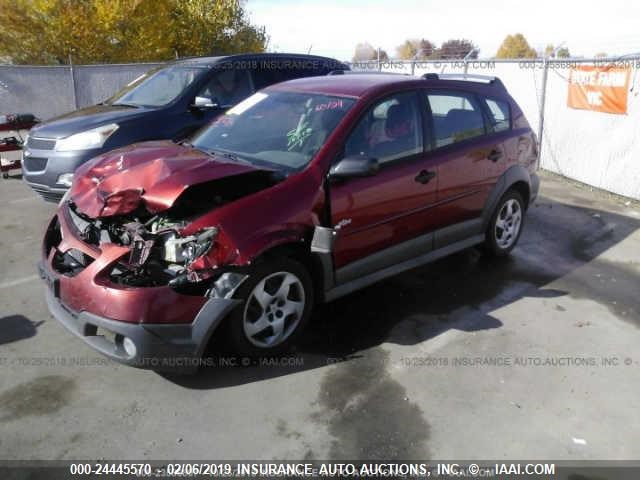 5Y2SL65817Z417103 - 2007 PONTIAC VIBE RED photo 2