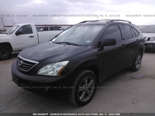 JTJHW31U260024780 - 2006 LEXUS RX 400 BLACK photo 2