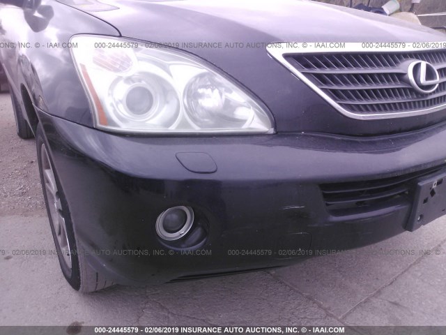 JTJHW31U260024780 - 2006 LEXUS RX 400 BLACK photo 6