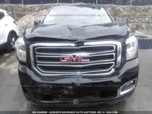 1GKS2GKC0JR328748 - 2018 GMC YUKON XL K1500 SLT BLACK photo 6