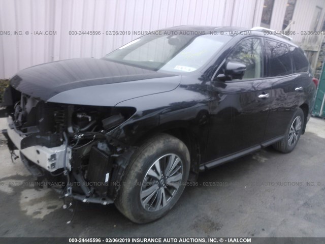 5N1DR2MM1HC608888 - 2017 NISSAN PATHFINDER S/SV/SL/PLATINUM BLACK photo 2