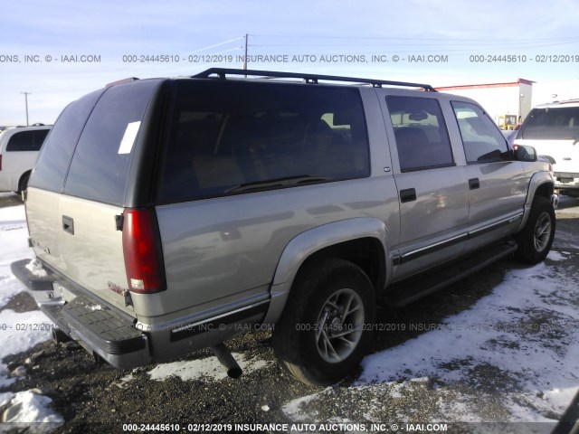 1GKFK16R5XJ810054 - 1999 GMC SUBURBAN K1500 BEIGE photo 4