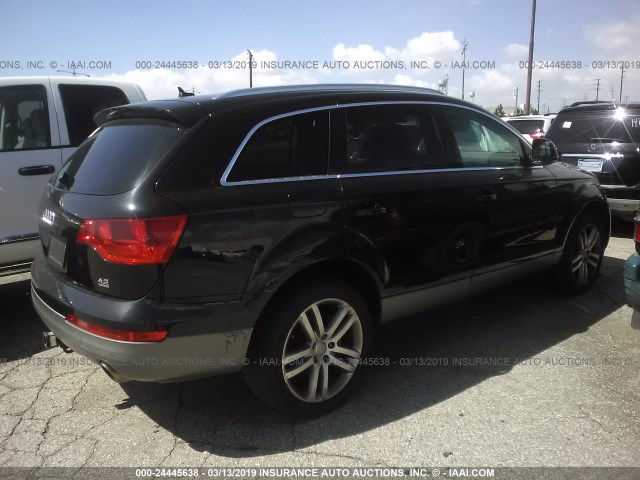 WA1BV74L77D066579 - 2007 AUDI Q7 4.2 QUATTRO PREMIUM BLACK photo 4