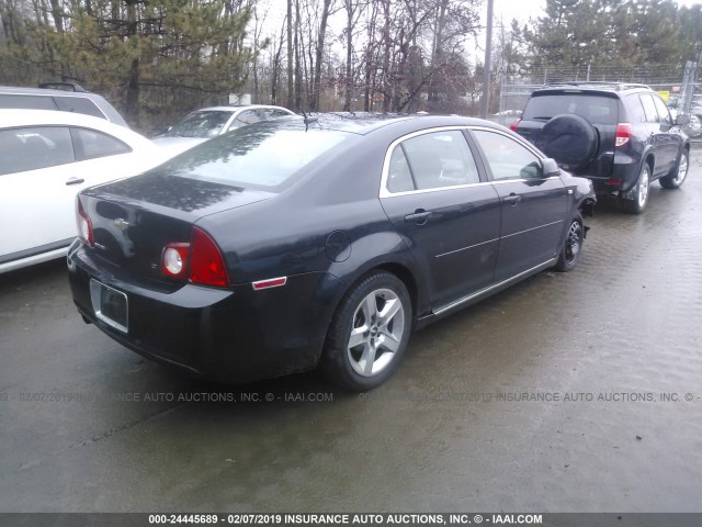 1G1ZH57B68F180204 - 2008 CHEVROLET MALIBU 1LT 黑色 照片 4