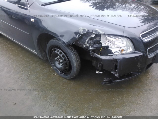 1G1ZH57B68F180204 - 2008 CHEVROLET MALIBU 1LT 黑色 照片 6